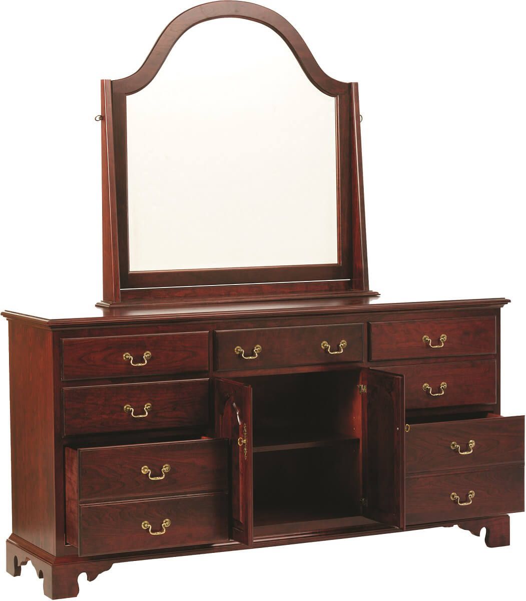Seven Drawers and One Center Cabinet
