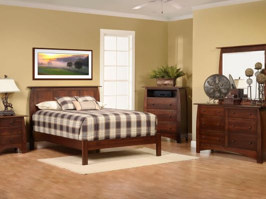 Brown Maple Bedroom Suite