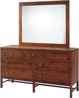 New Lebanon Low Dresser with Mirror