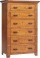 Roswell Rustic Cherry Chest of Drawers
