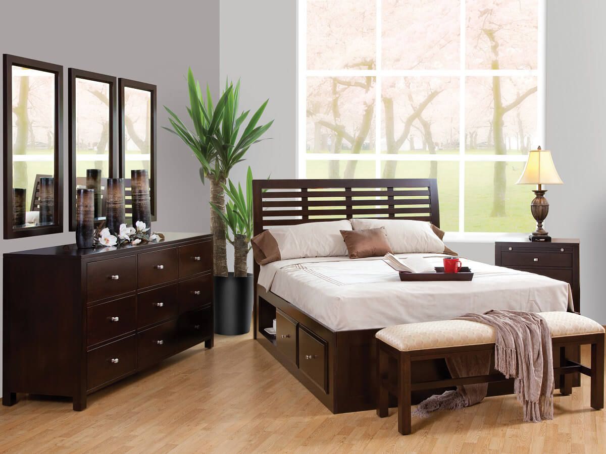 Brookville Solid Wood Bedroom Set