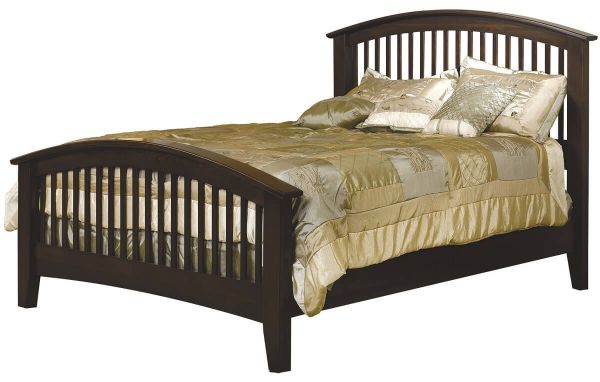 Cannes Mission Arched Slat Bed