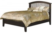 Cannes Mission Bed with Low Footboard