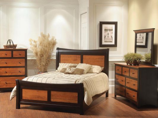 Two Tone Amish Bedroom Collection