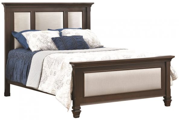 Sarasota Quality Upholstered Bed Countryside Amish Furniture