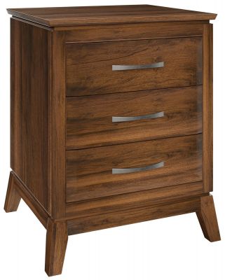 Rustic Cherry Bedside Table