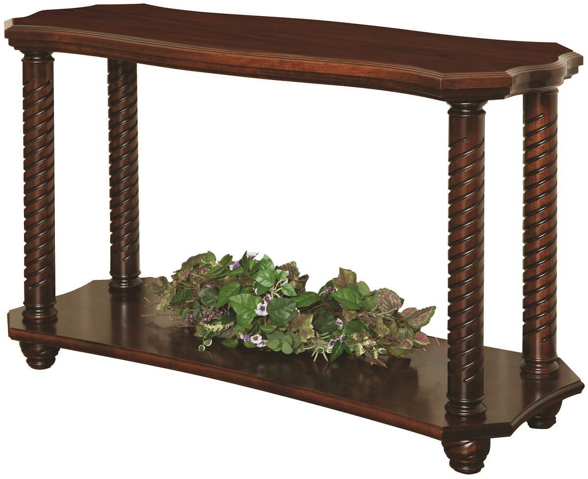 New Haven Open Console Table Countryside Amish Furniture
