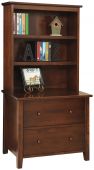 Rochester Lateral File with Bookshelf