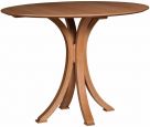 Le Belle Solid Top Pub Table in Cherry