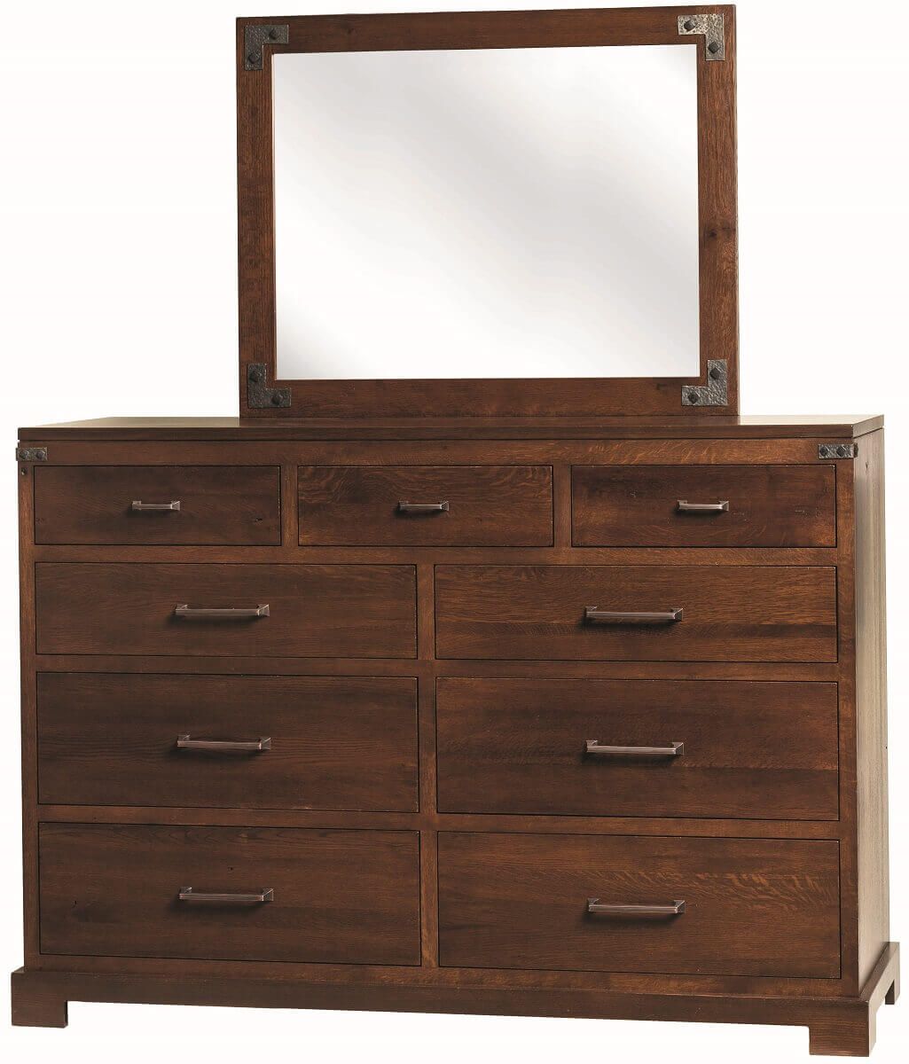 Biener Dresser With Mirror Countryside Amish Furniture