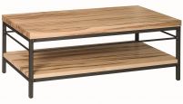 Two Tier Steel Base Coffee Table