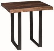 Rustic Ritz Live Edge End Table