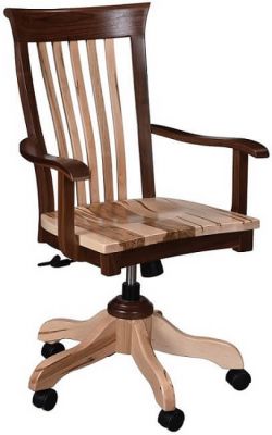 Tremont Rustic Handmade Desk Chair Countryside Amish Furniture