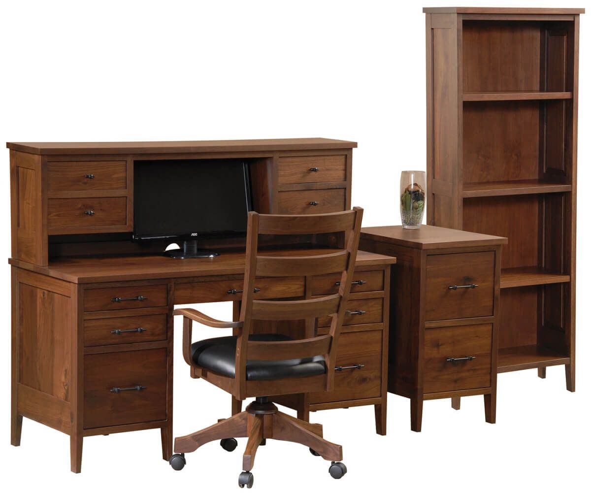 Marietta Office Storage Bookshelf Countryside Amish Furniture
