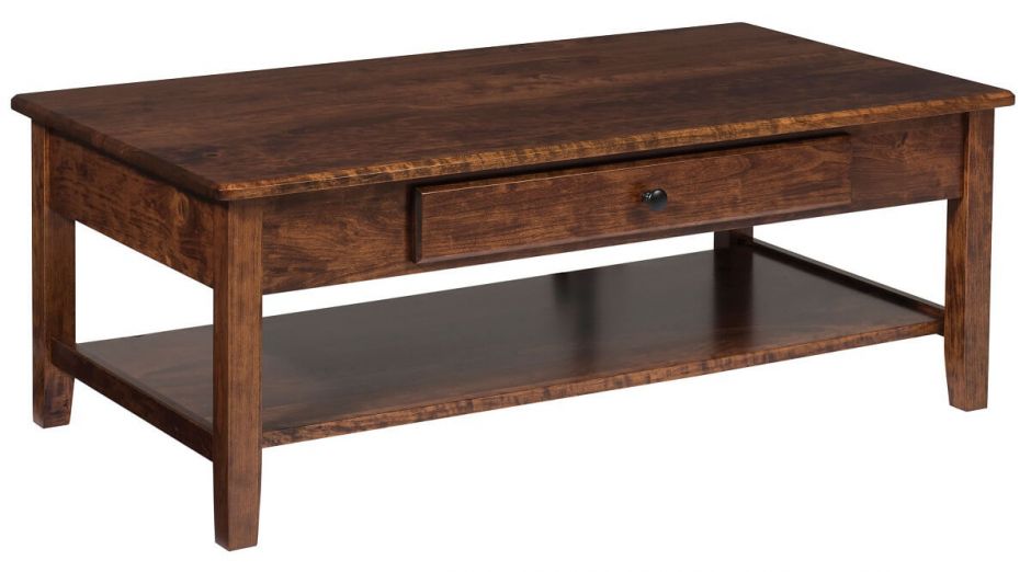 Ashland Solid Wood Coffee Table Countryside Amish Furniture