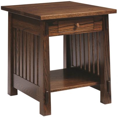 Lake Meade End Table with Drawer