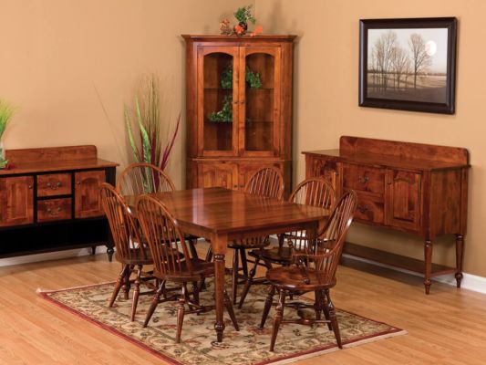 Taunton Amish Dining Room Server, Shin Lee Dining Room Tables And Chairs