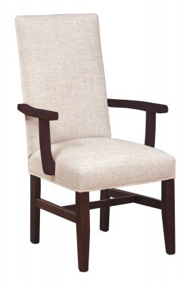 Alabaster Upholstered Arm Chair