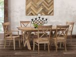 Pamlico Trestle Table and Contra Costa Chairs