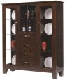 Cantoni Modern Display Case in Brown Maple