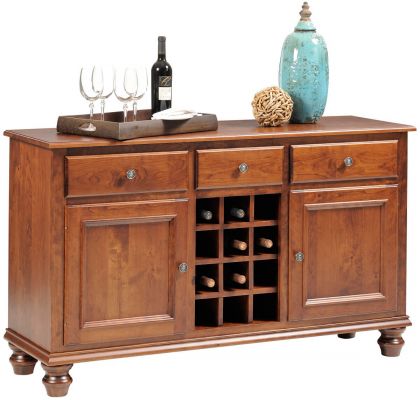 Liberty Park Wine Cabinet in Cherry