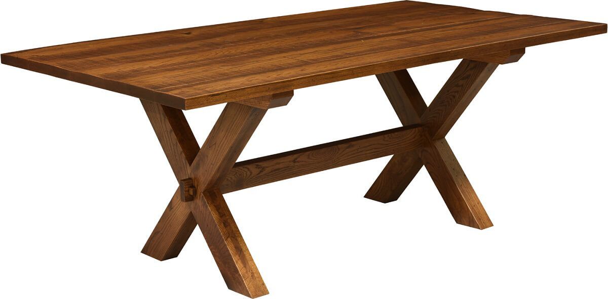 Jonesborough Rustic Farmhouse Table Countryside Amish Furniture
