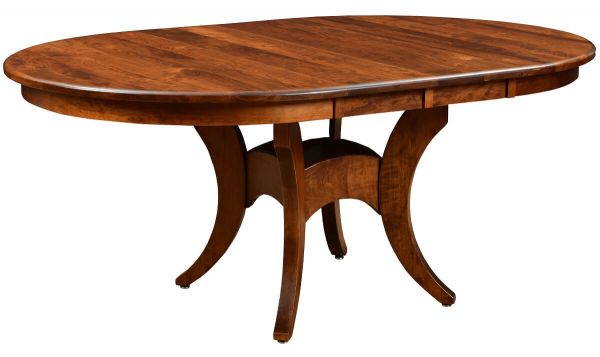 Round Dining Table with Leaves