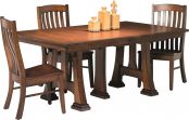 Castaneda Trestle Table with Leaves