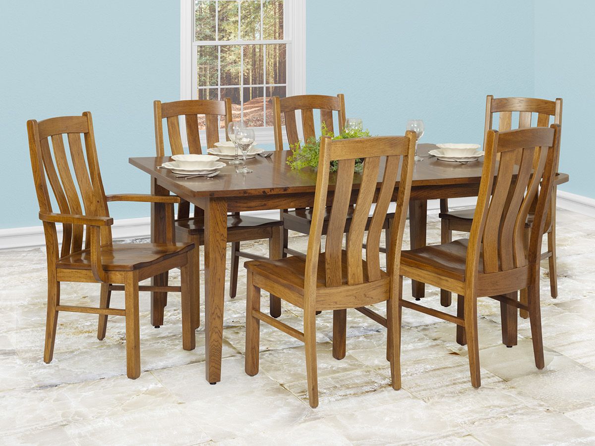Homewood Shaker Leg Table Countryside Amish Furniture