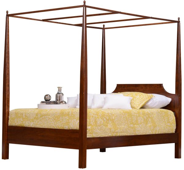 10 Types Of Wood Bed Frame Styles, Amish Bookcase Headboard Queen Bed Frameset