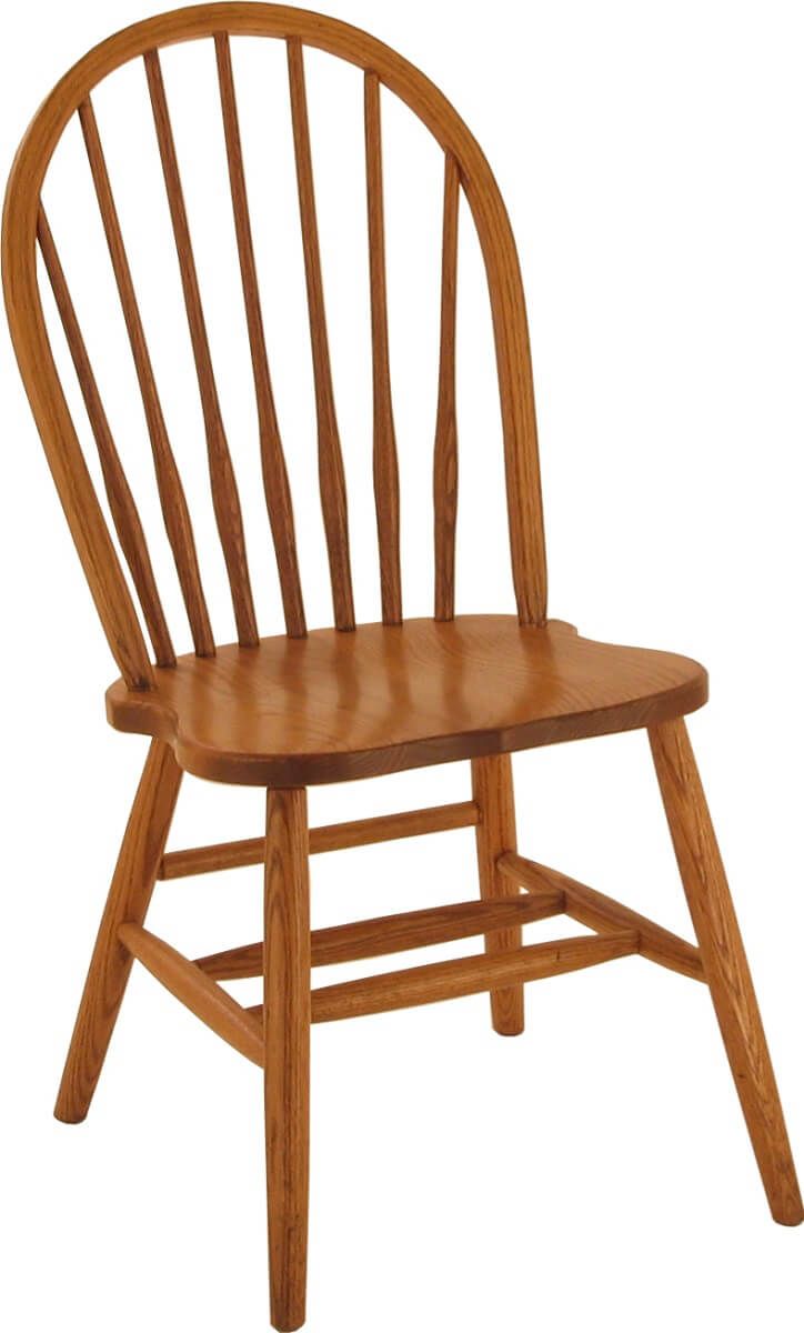 Sweetfield Oak Spindle Kitchen Chair, Maple Wood Dining Chair Spindle Back