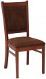 Leather or Fabric Upholstered Side Chair