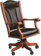 Prairie Desk Chair with leather