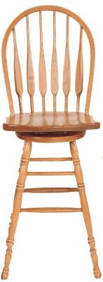 St. Mary's Low Back Feather Barstools