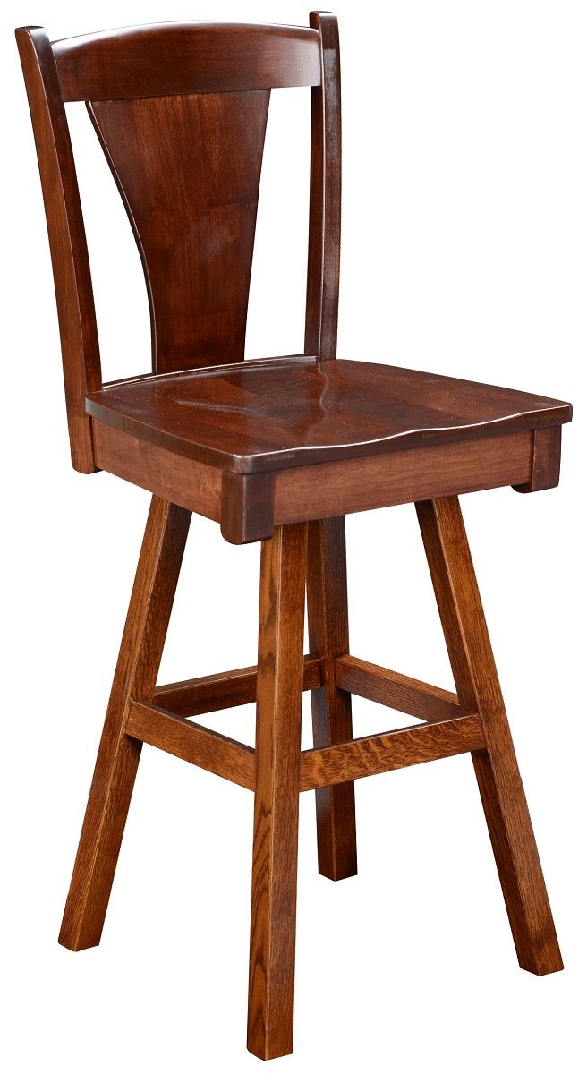 Modern Wooden Bar Chair