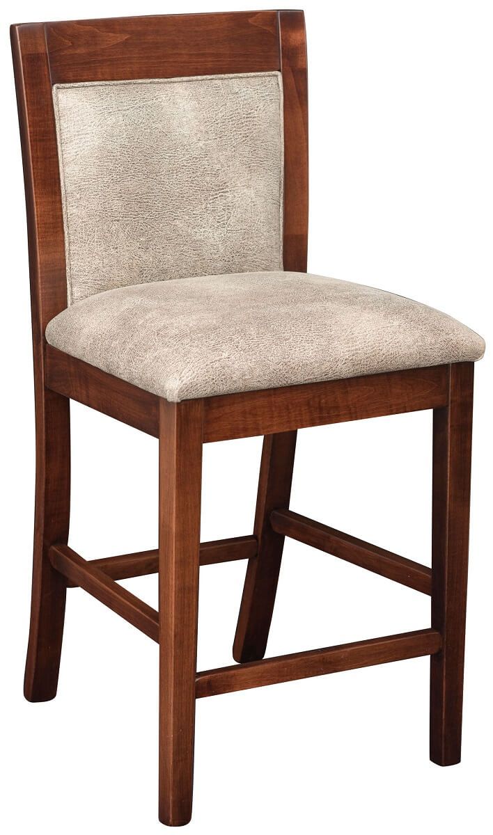 Upholstered Mendon Amish Counter Stool