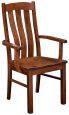 Newark Solid Wood Arm Chair