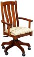 Newark Upholstered Solid Wood Desk Chair