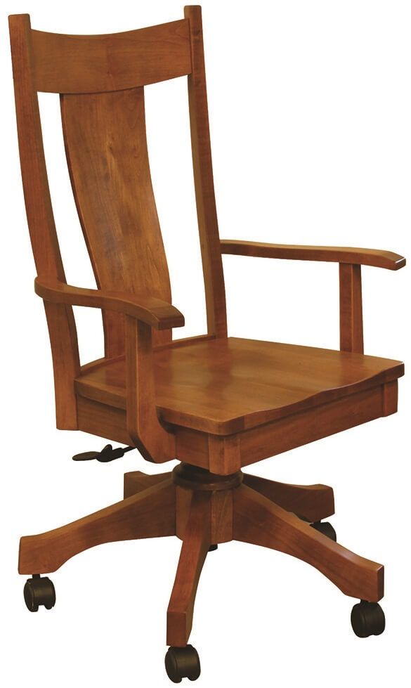 Brown Maple Office Chair