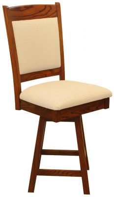 Cranston Upholstered Swivel Bar Chair