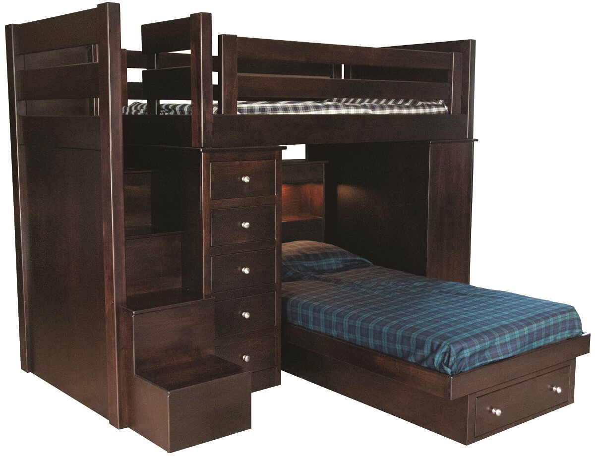 Madison Park Twin Loft Bed, Madison Collection Bunk Bed