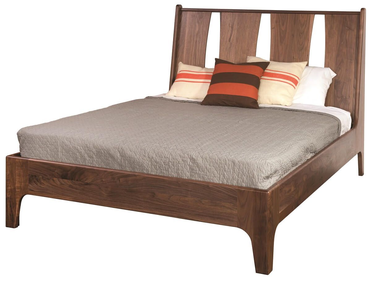 Woodruff Cutout Modern Bed Countryside Amish Furniture