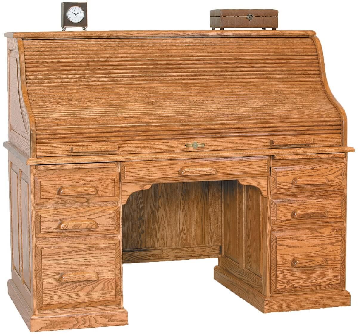 Amish Made Roll Top Office Desk