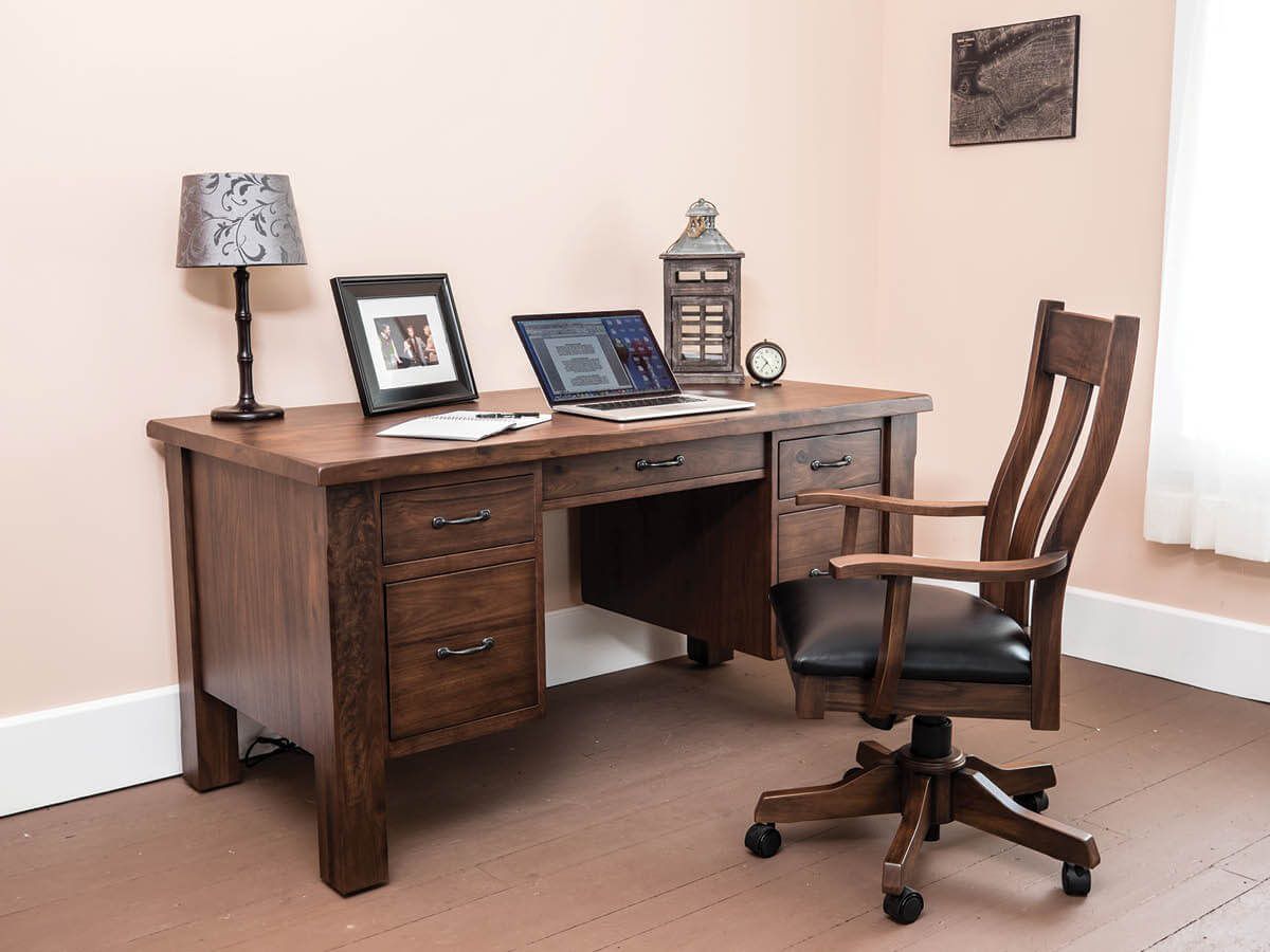 Walnut Home Office Desk