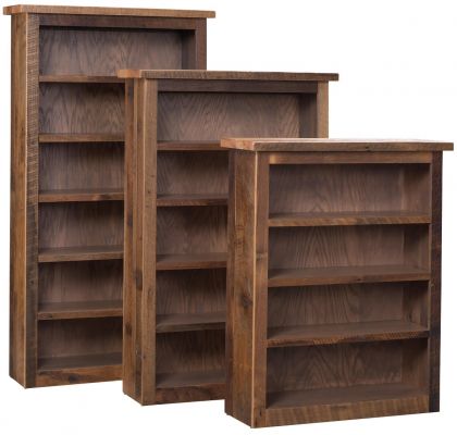 Amish Barnwood Bookcases
