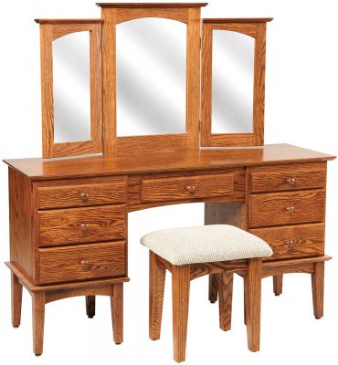 Duxbury Vanity Dresser Countryside Amish Furniture