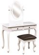 Two-Drawer Queen Anne Dressing Table with Mirror