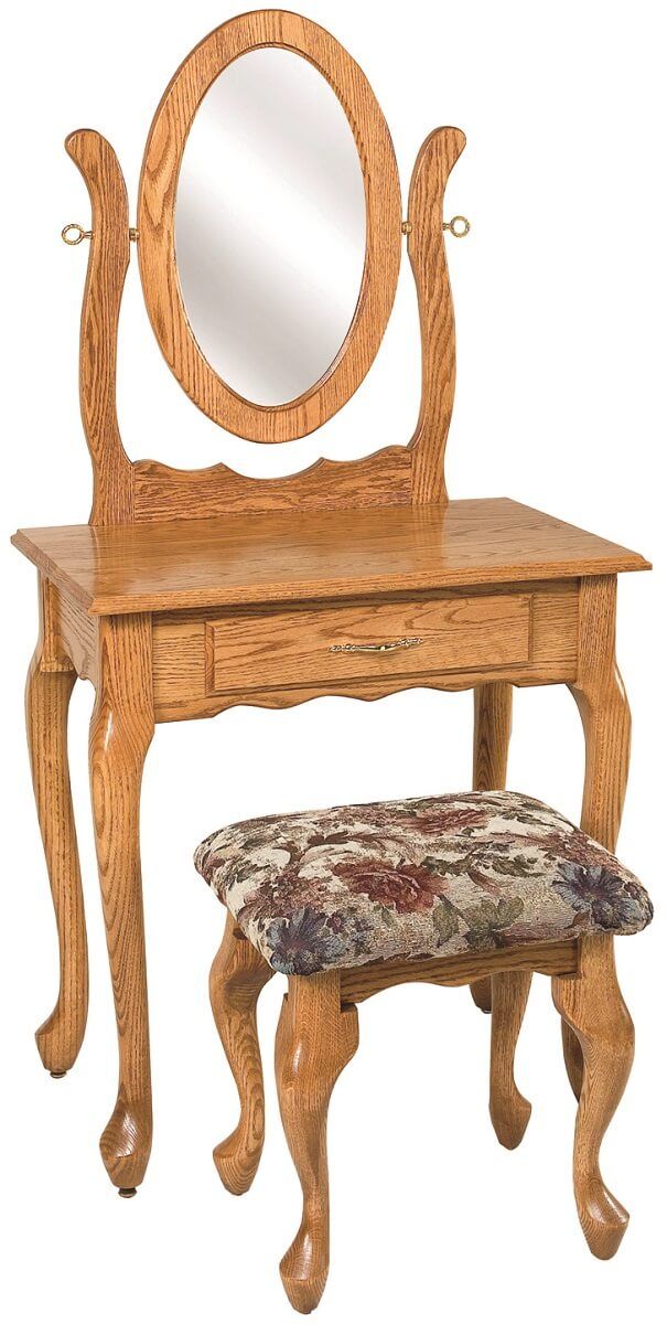 Queen Anne Dressing Table with Mirror