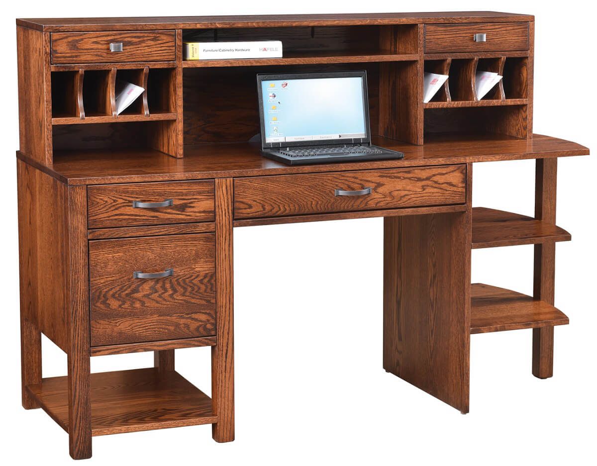 Adair Hutch Top Computer Desk Countryside Amish Furniture Office chair executive home computer desk seat task chair adjustable swivel mesh. adair hutch top computer desk