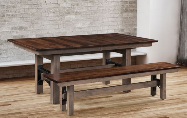 Alamakee Dining Table and Bench